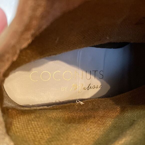 Coconuts by Matisse Tan Suede Western Ankle Booties 7.5 Boho Cowgirl Festival - Picture 9 of 15